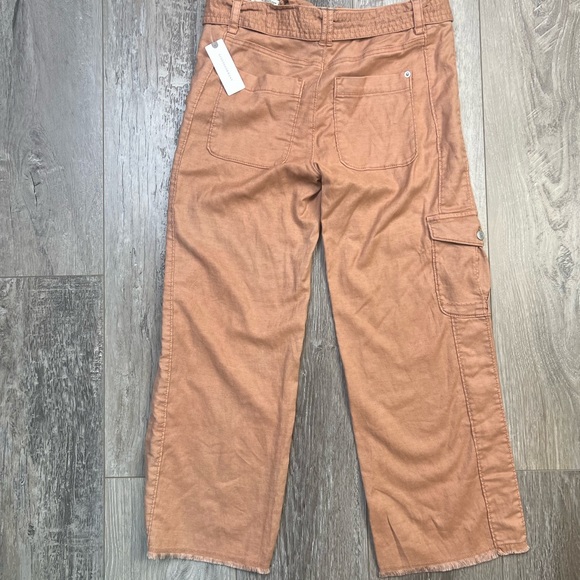 Anthropologie Women's Coral Cropped Pant HEI HEI - Picture 2 of 14